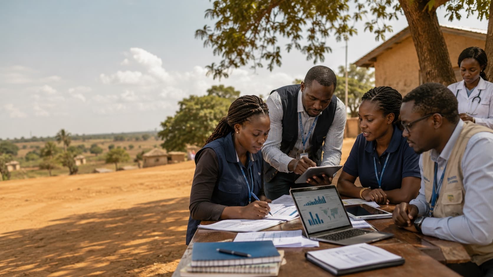 AHSC field researchers at work
